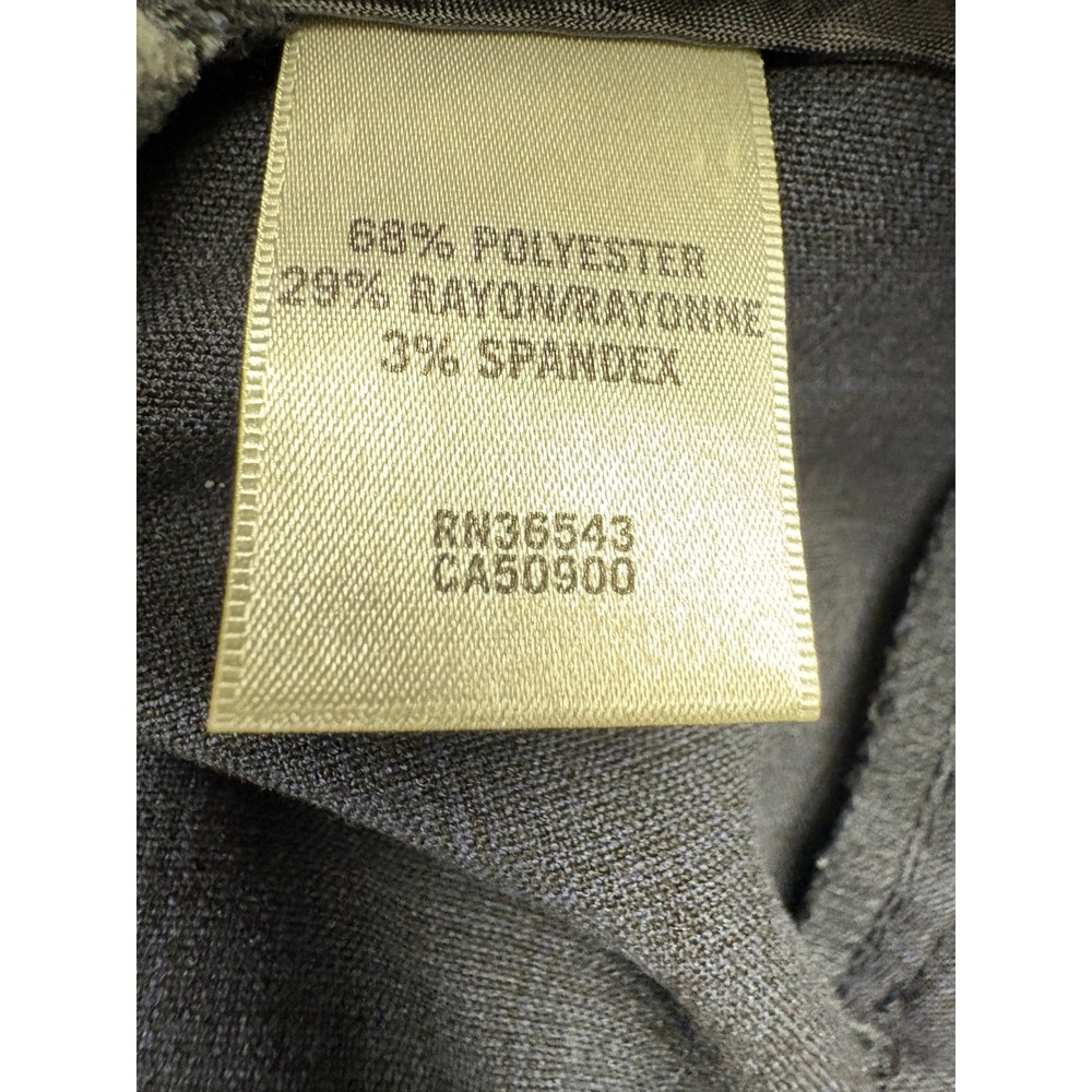 Van Heusen Womens Plaid Dress Pants Blue Grey Stretch Trousers 10 Short 33x28 - Picture 3 of 9